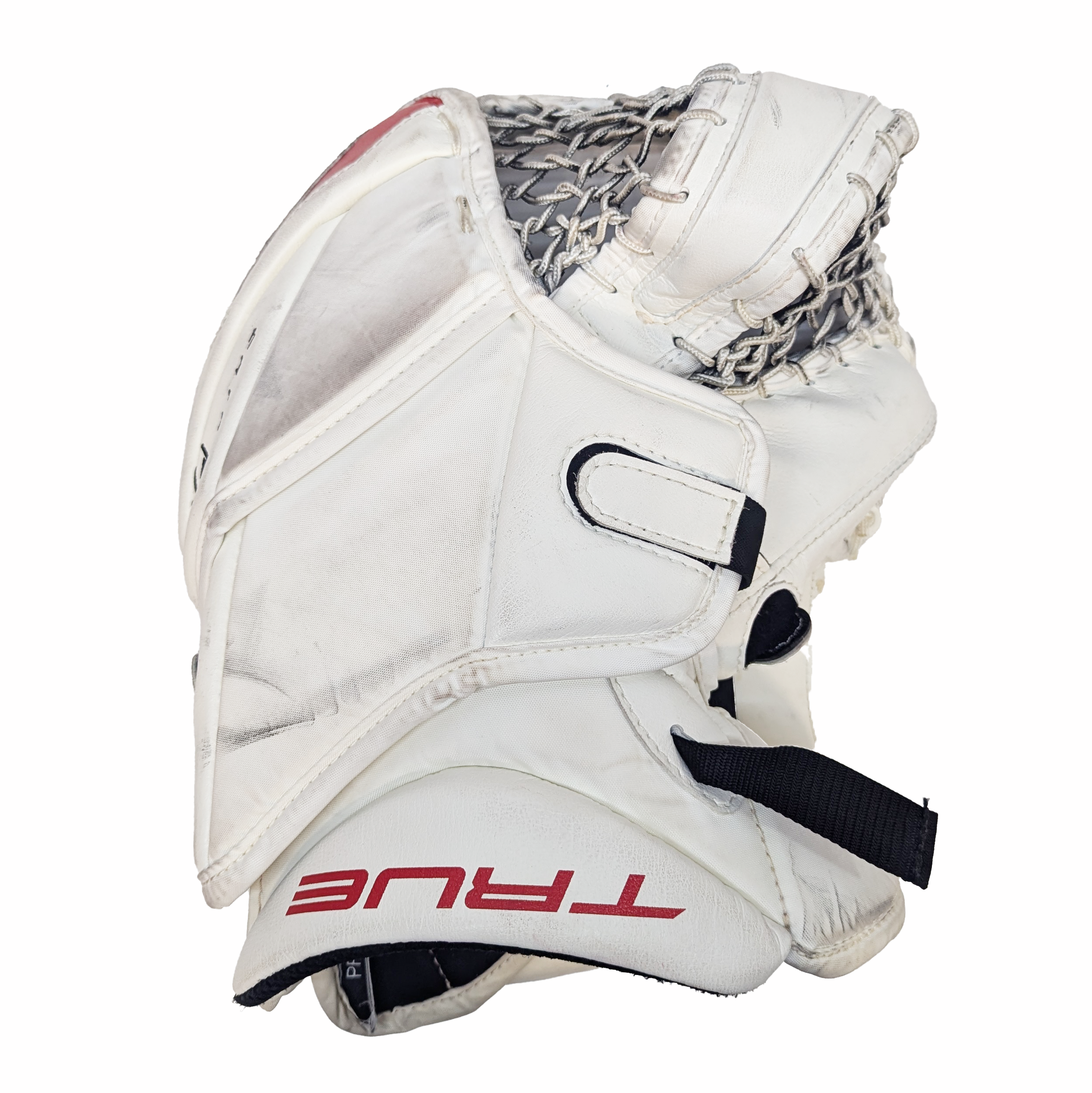 True Catalyst PX3 - Gant de gardien de but Pro Stock d'occasion (blanc/rouge/noir)